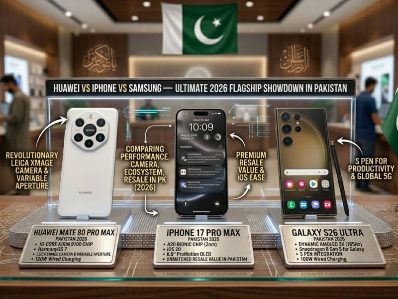 Huawei vs iPhone vs Samsung — Which Flagship Is Worth Buying in Pakistan 2026